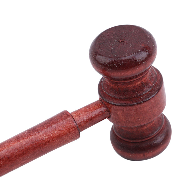 Mini Wooden Court Gavel with Sound Block by HitMyNeed