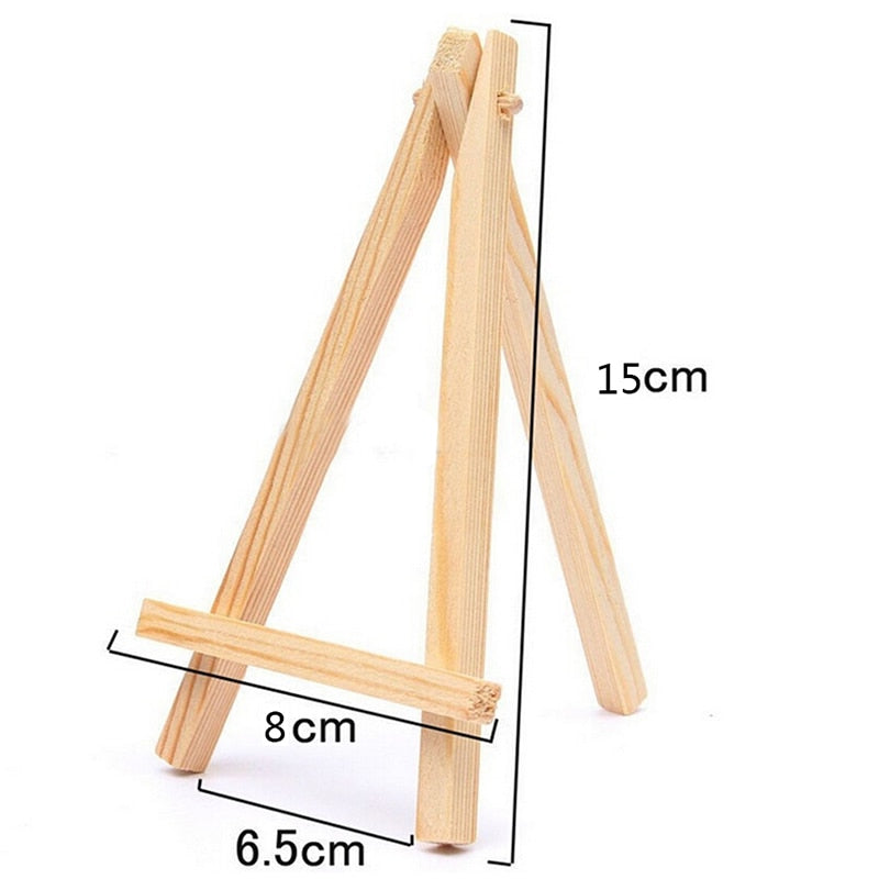 Mini Wooden Easel Stand for Tabletop Display by HitMyNeed