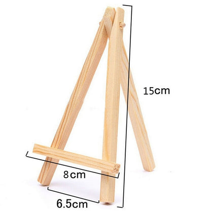Mini Wooden Easel Stand for Tabletop Display by HitMyNeed