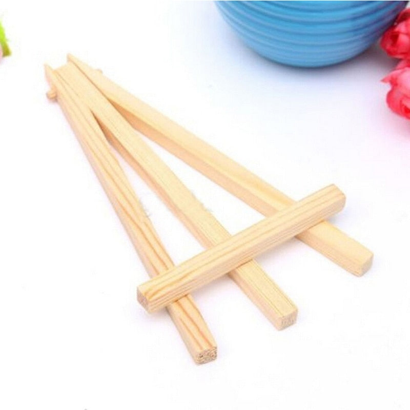 Mini Wooden Easel Stand for Tabletop Display by HitMyNeed