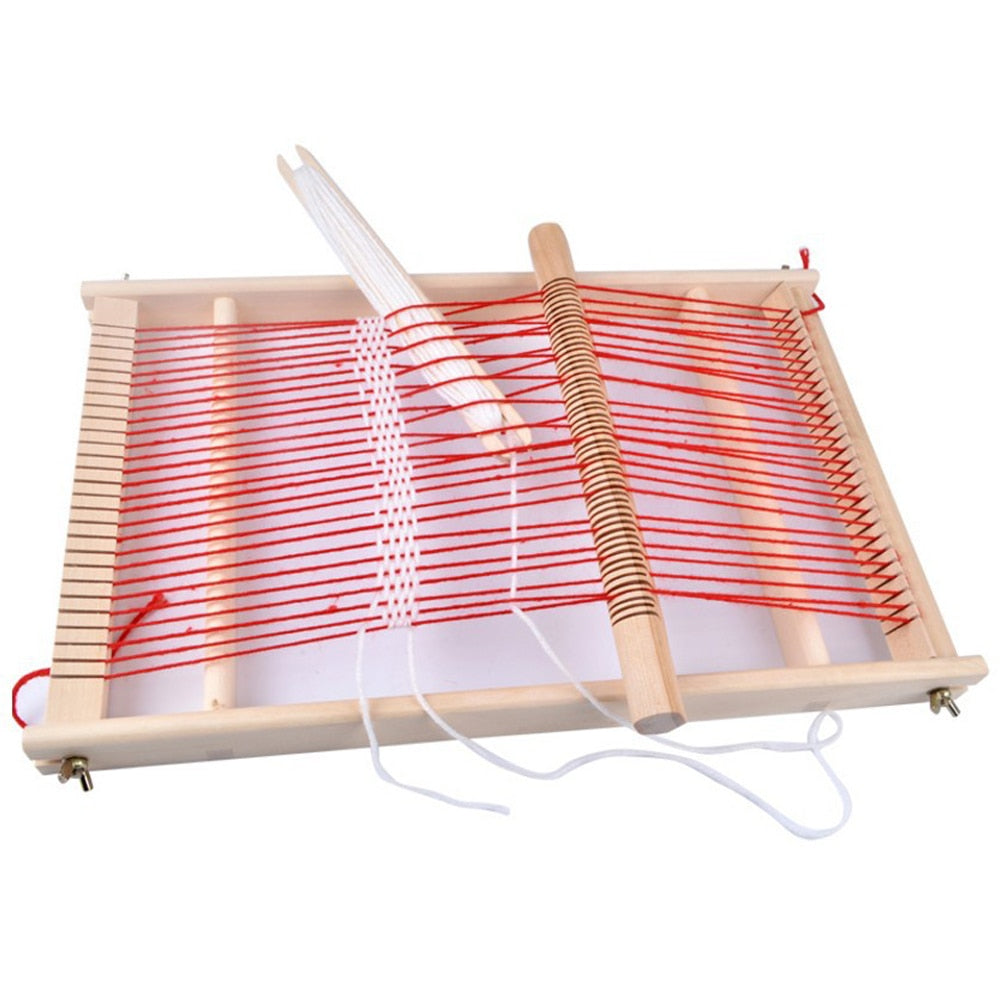 Mini Wooden Weaving Loom DIY Set by HitMyNeed