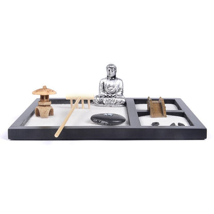 Mini Zen Sand Garden Desk Set with Accessories by HitMyNeed