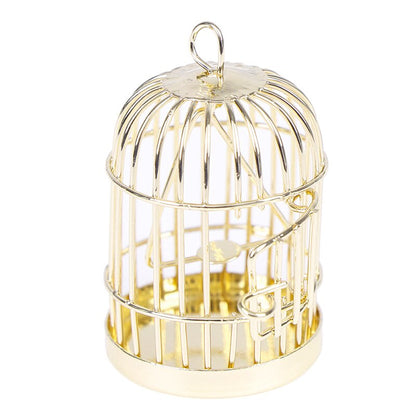 Miniature Metal Bird Cage for 1:12 Dollhouses by HitMyNeed