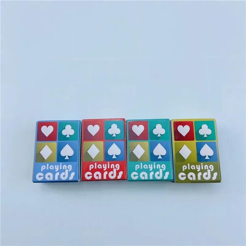Miniature Poker Playing Cards Deck for Travel by HitMyNeed