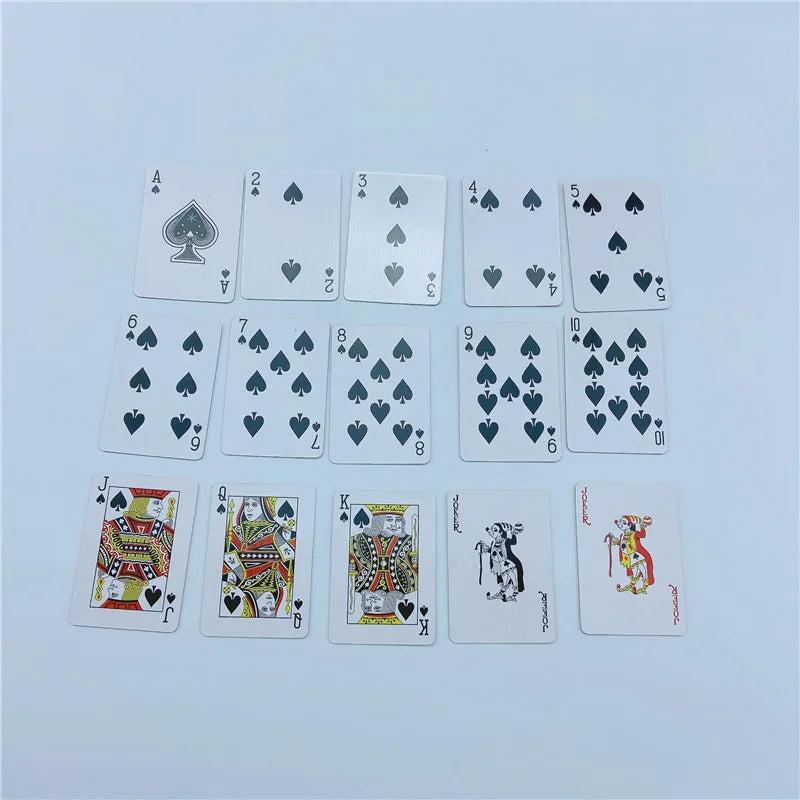 Miniature Poker Playing Cards Deck for Travel by HitMyNeed