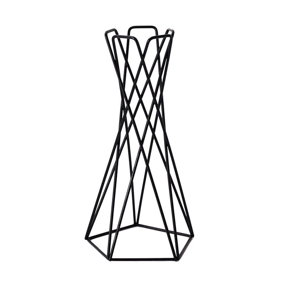 Minimalist Geometric Metal Plant Holder 10x21cm by HitMyNeed