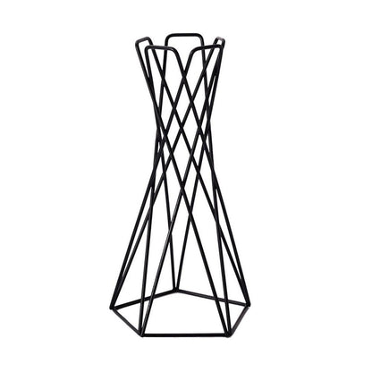 Minimalist Geometric Metal Plant Holder 10x21cm by HitMyNeed