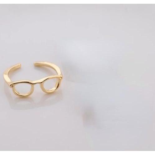 Minimalist Glasses Adjustable Boho Ring for Women 2 by HitMyNeed