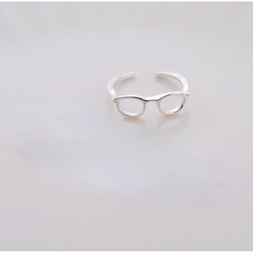 Minimalist Glasses Adjustable Boho Ring for Women 3 by HitMyNeed