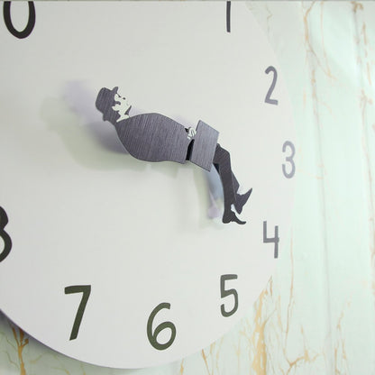 Ministry of Silly Walk Silent Wall Clock 30cm by HitMyNeed
