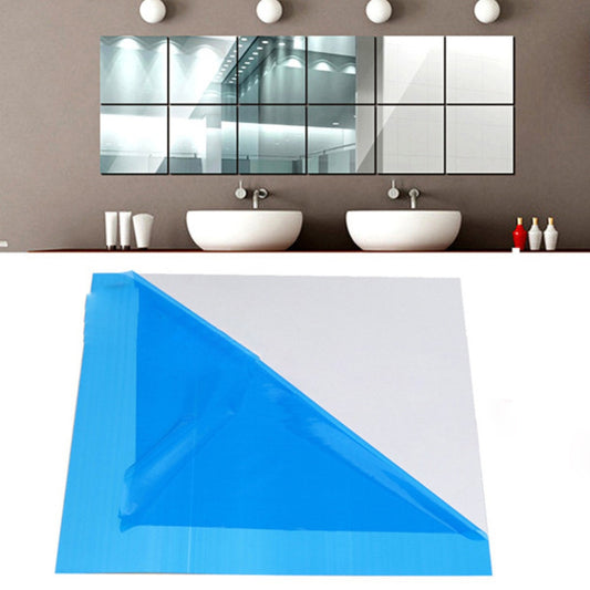 Mirror Wall Stickers Set of 9 - 15 x 15 cm Tiles by HitMyNeed