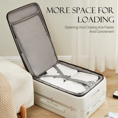 Mixi Front Laptop Pocket PC Aluminum Carry-On Case by HitMyNeed