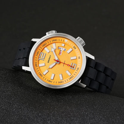 Miyota 8205 20ATM Automatic Diver Watch for Men by HitMyNeed