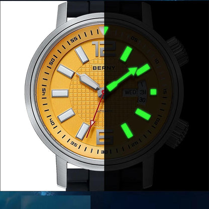 Miyota 8205 20ATM Automatic Diver Watch for Men by HitMyNeed