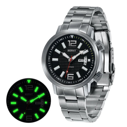 Miyota 8205 20ATM Automatic Diver Watch for Men am7081ms-a by HitMyNeed