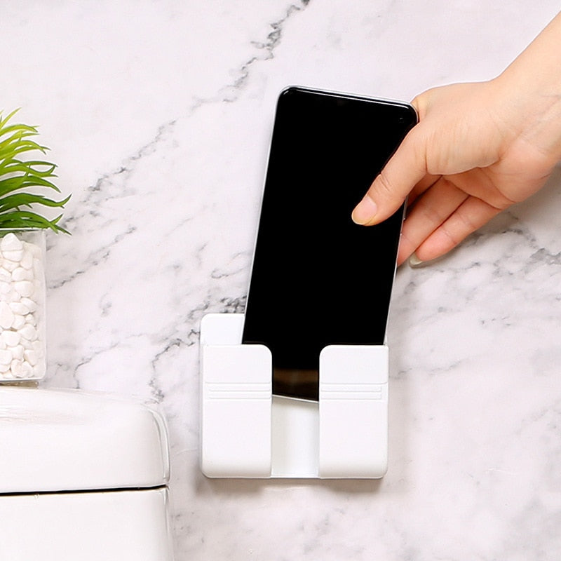 Mobile Charging Wall Stand Holder for Phones & Remotes by HitMyNeed