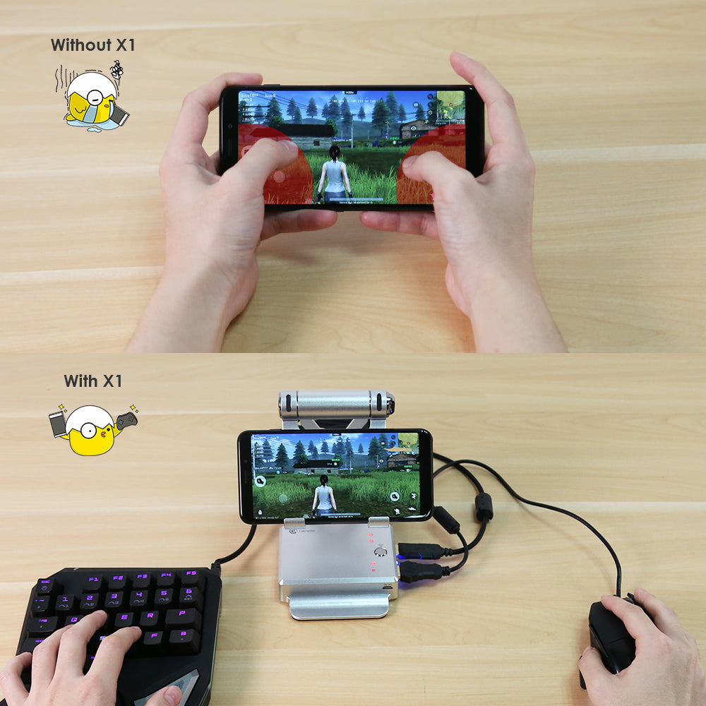 Mobile Gaming Battle Dock Keyboard & Mouse Converter by HitMyNeed