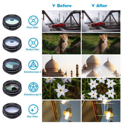Mobile Phone Camera Lens Kit with 10 Effects by HitMyNeed