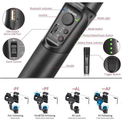 Mobile Phone Gimbal Video Stabilizer 3-Axis by HitMyNeed