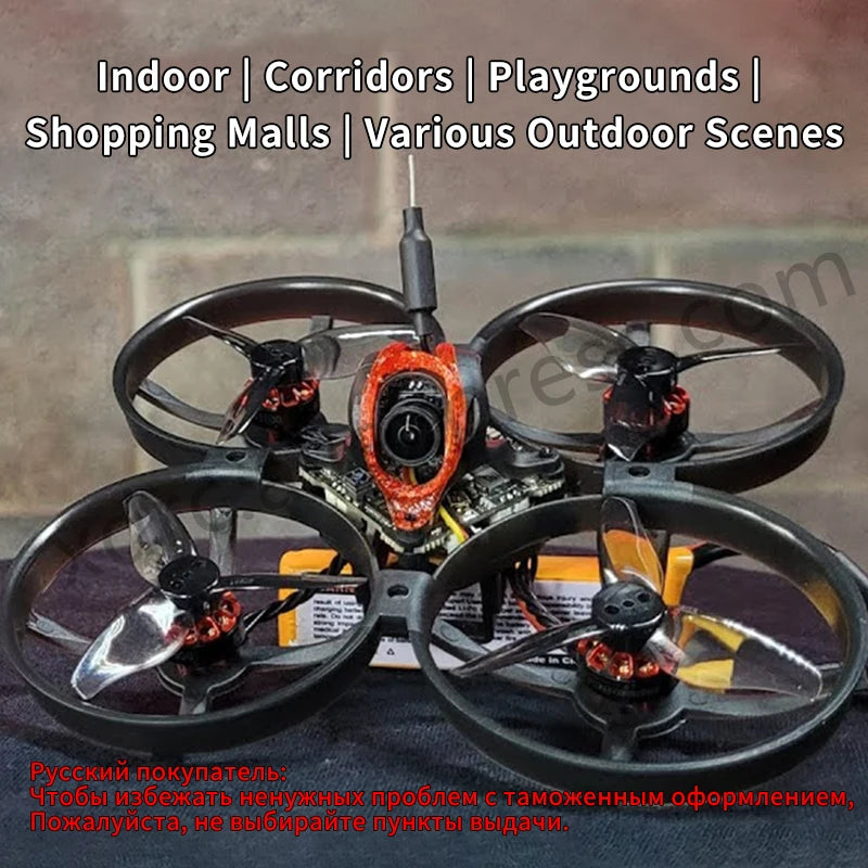 Mobula 8 1-2S 85mm Micro FPV Whoop Drone ELRS by HitMyNeed