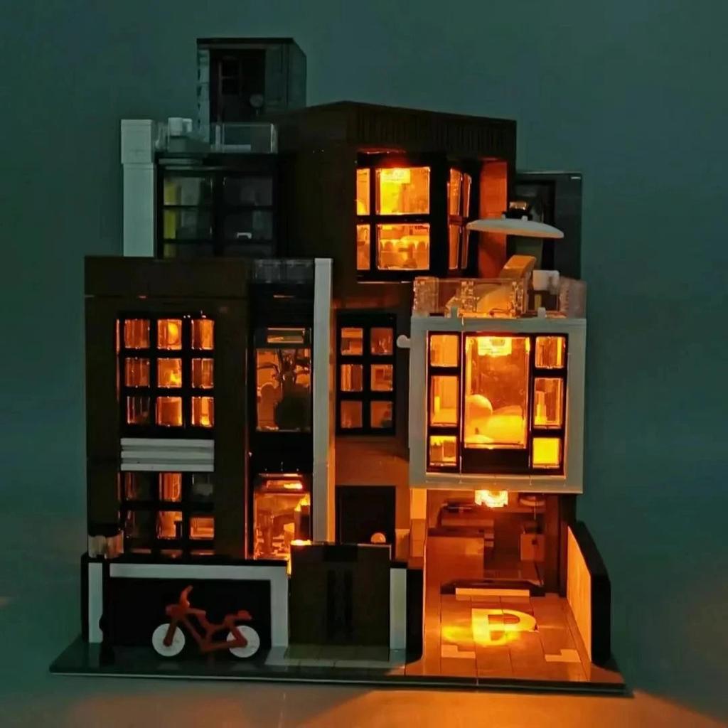 MOC-87366 Creative Modern Villa Building Set by HitMyNeed