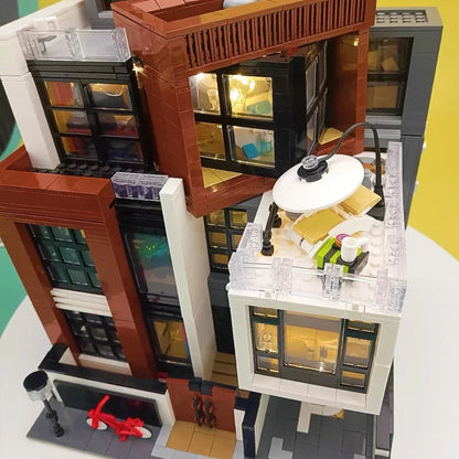 MOC-87366 Creative Modern Villa Building Set by HitMyNeed