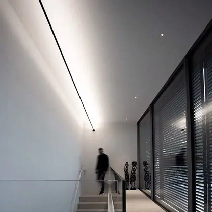Modern Black & White Linear LED Skyline Wall Lamp by HitMyNeed