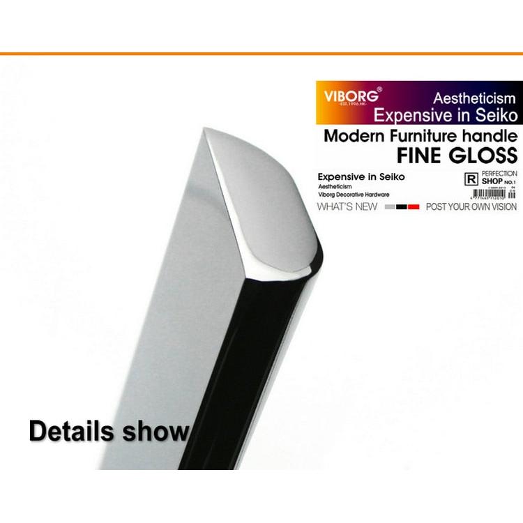 Modern Chrome Cupboard Door Handle 118mm by HitMyNeed
