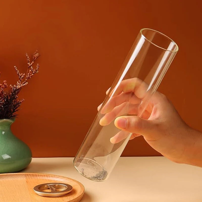 Modern Glass Incense Burner with Anti-Ash Catcher by HitMyNeed