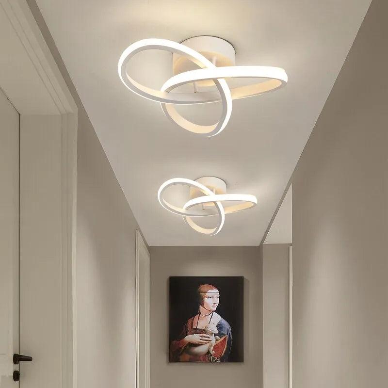 Modern LED Ceiling Light, 3-Color Dimmable Chandelier by HitMyNeed