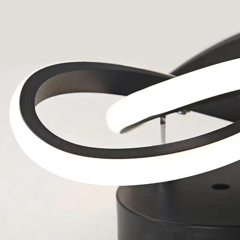 Modern LED Ceiling Light, 3-Color Dimmable Chandelier by HitMyNeed