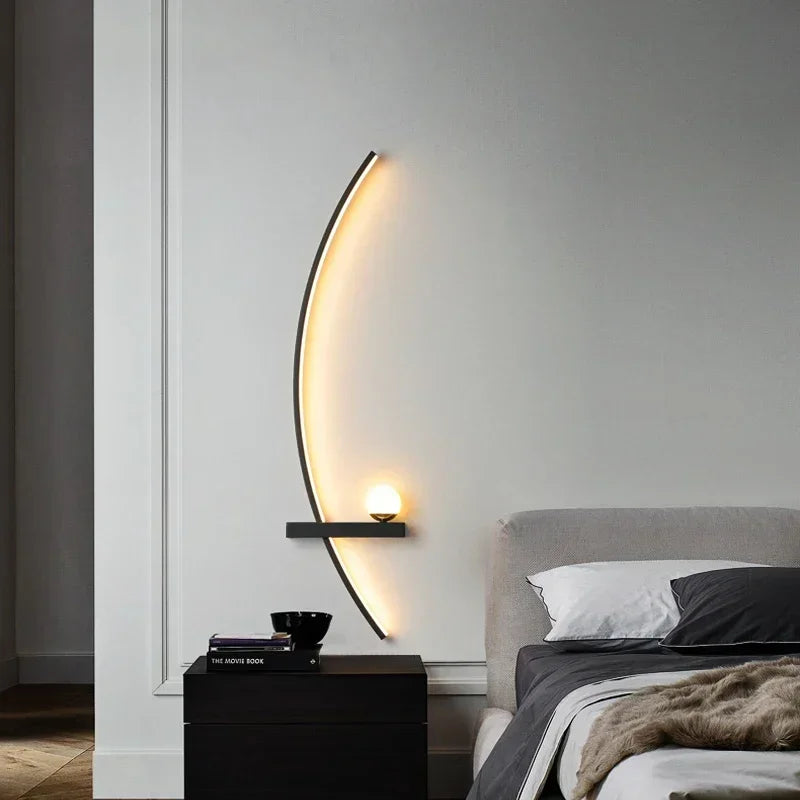 Modern LED Stripes Wall Sconce for Indoor Rooms by HitMyNeed