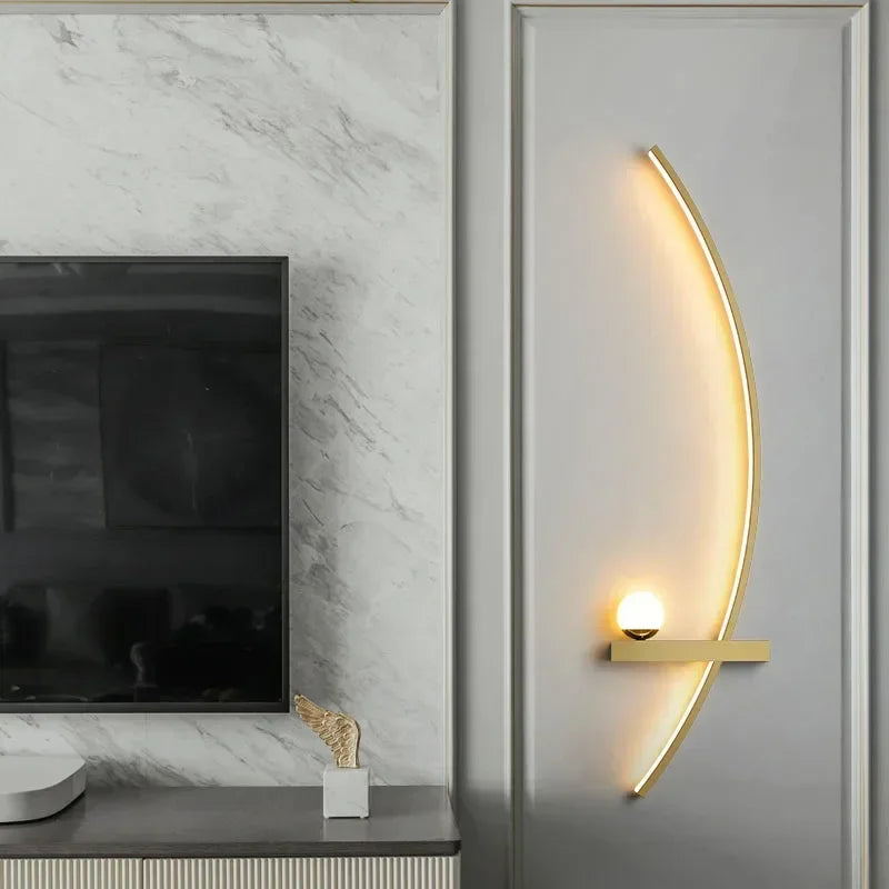 Modern LED Stripes Wall Sconce for Indoor Rooms by HitMyNeed