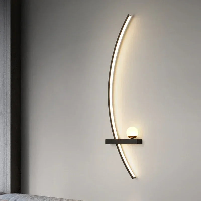 Modern LED Stripes Wall Sconce for Indoor Rooms by HitMyNeed