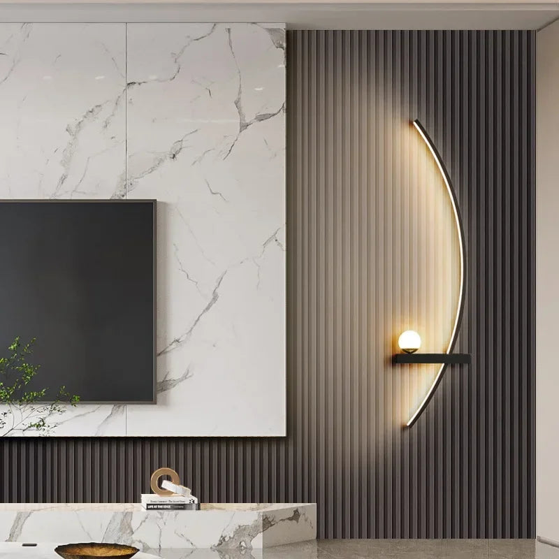 Modern LED Stripes Wall Sconce for Indoor Rooms by HitMyNeed