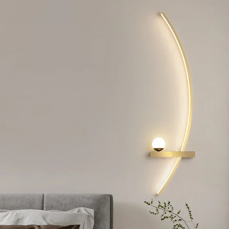 Modern LED Stripes Wall Sconce for Indoor Rooms by HitMyNeed