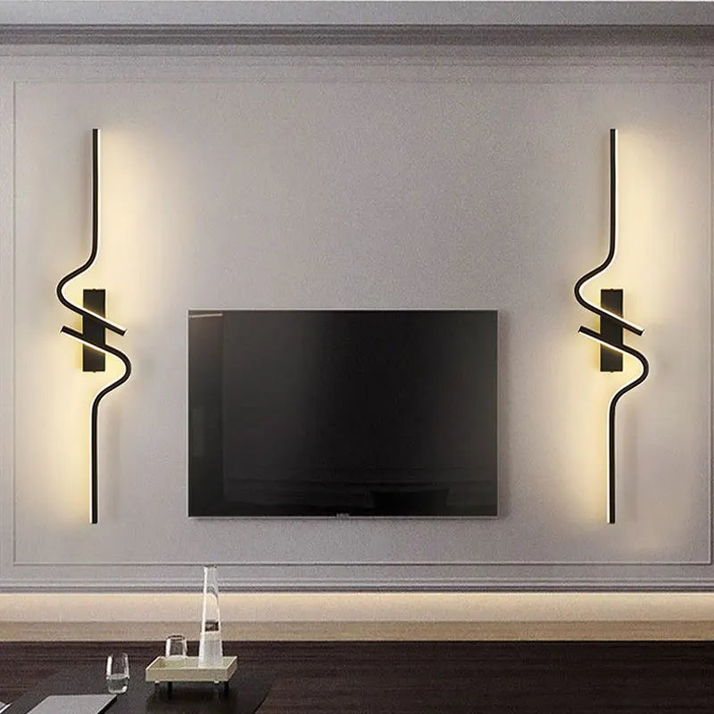 Modern Long Strip LED Up & Down Wall Light by HitMyNeed
