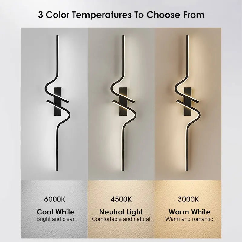 Modern Long Strip LED Up & Down Wall Light by HitMyNeed