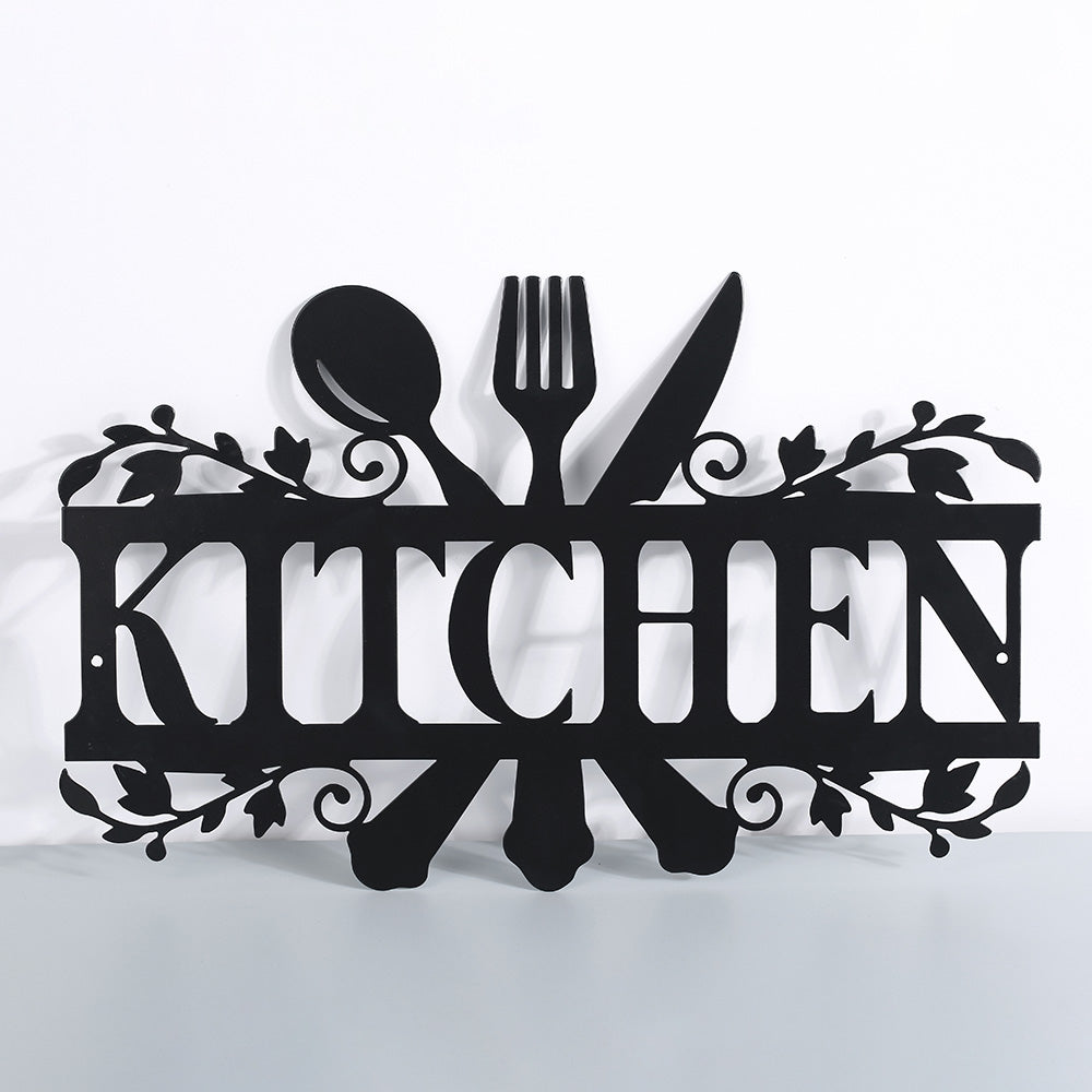 Modern Metal Kitchen Wall Decor Sign by HitMyNeed