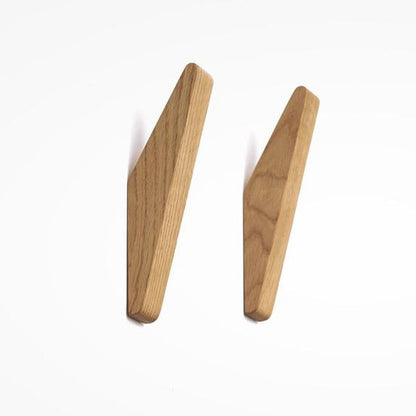 Modern Wooden Wall Coat Hooks, 4-Piece Set by HitMyNeed