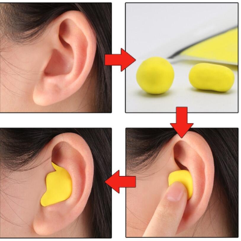 Moldable Noise-Reducing Ear Plugs for Comfortable Sleep by HitMyNeed