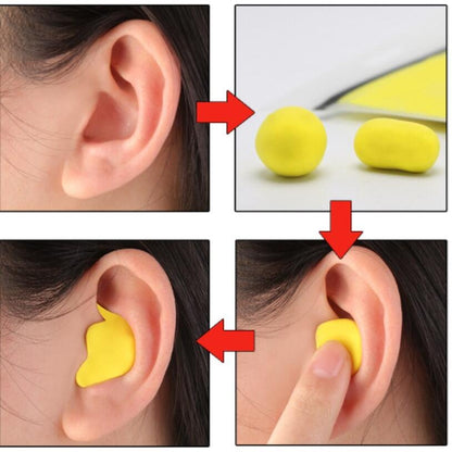 Moldable Noise-Reducing Ear Plugs for Comfortable Sleep by HitMyNeed