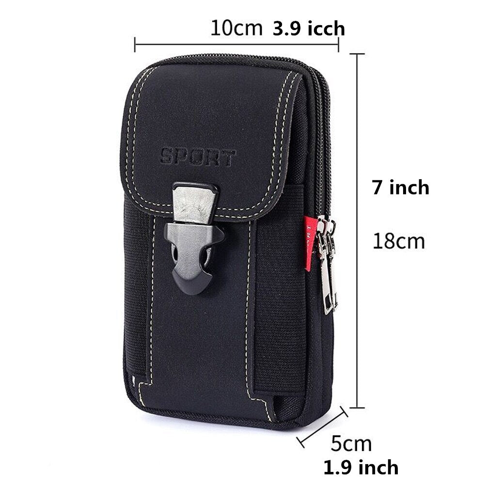 MOLLE Phone Holster Waist Pouch with Card Holder by HitMyNeed