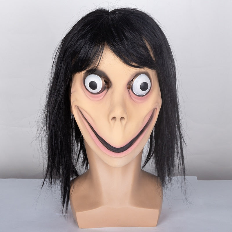 Momo Scary Latex Halloween Mask by HitMyNeed