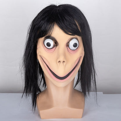 Momo Scary Latex Halloween Mask by HitMyNeed