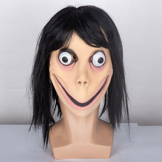 Momo Scary Latex Halloween Mask by HitMyNeed
