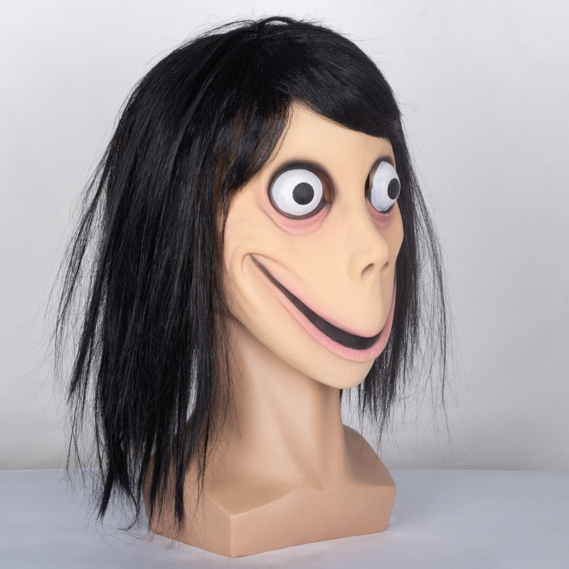 Momo Scary Latex Halloween Mask by HitMyNeed