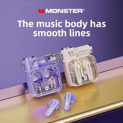 Monster XKT15 Bluetooth 5.3 TWS Gaming Earbuds by HitMyNeed