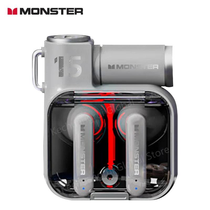 Monster XKT15 Bluetooth 5.3 TWS Gaming Earbuds black by HitMyNeed