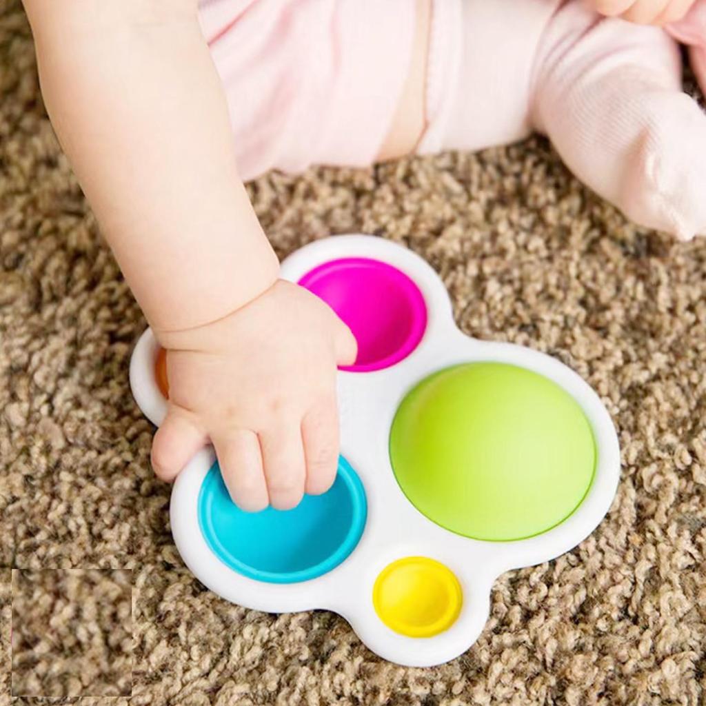Montessori Baby Exercise Board Rattle Puzzle Toy by HitMyNeed